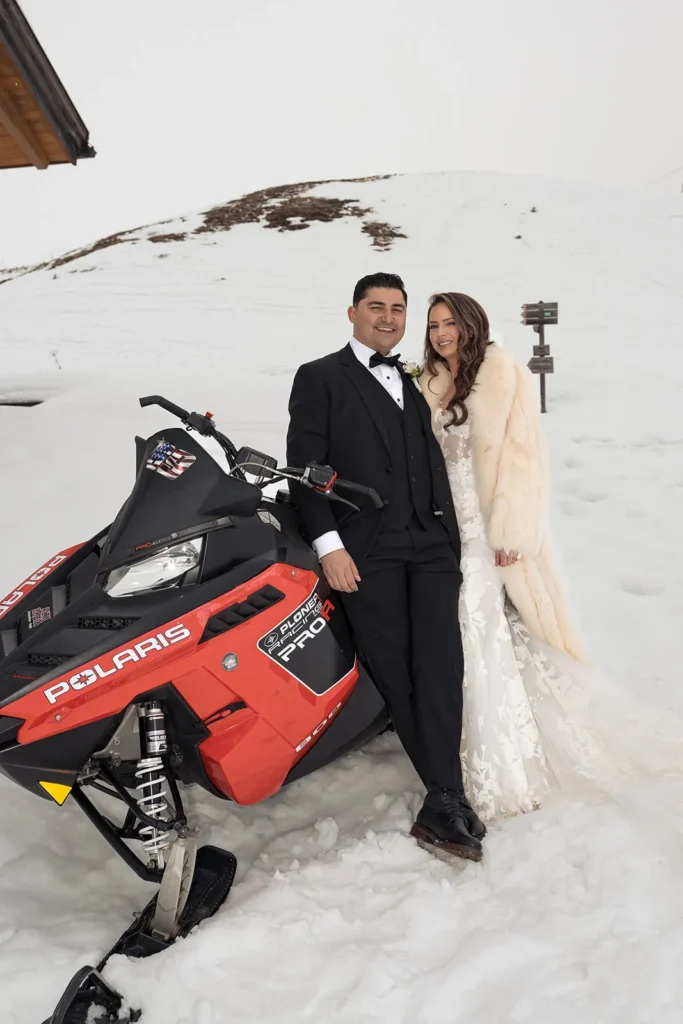 Carla and Martin's winter elopement in Corvara, Alta Badia