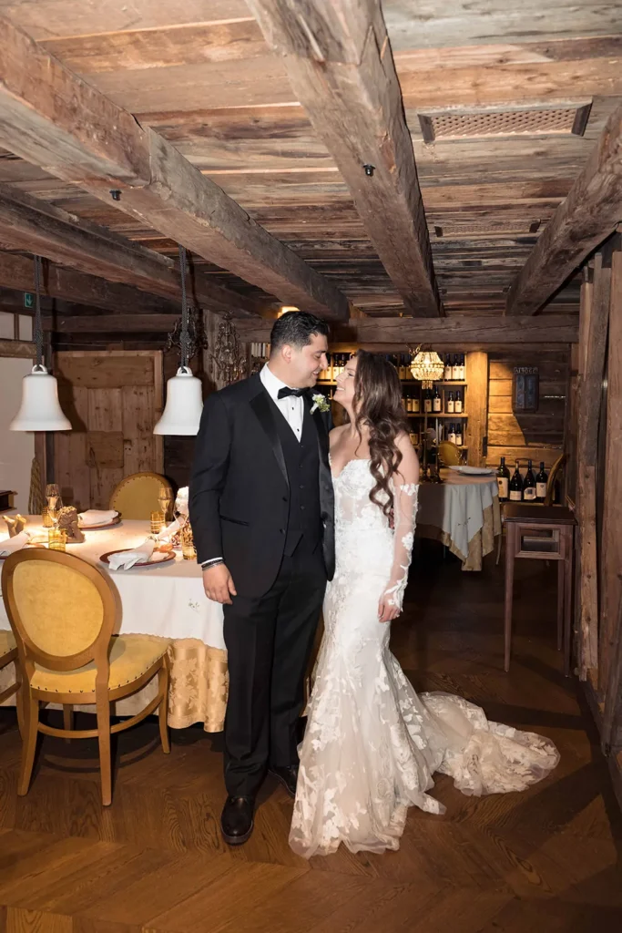 Carla and Martin's winter elopement in Corvara, Alta Badia