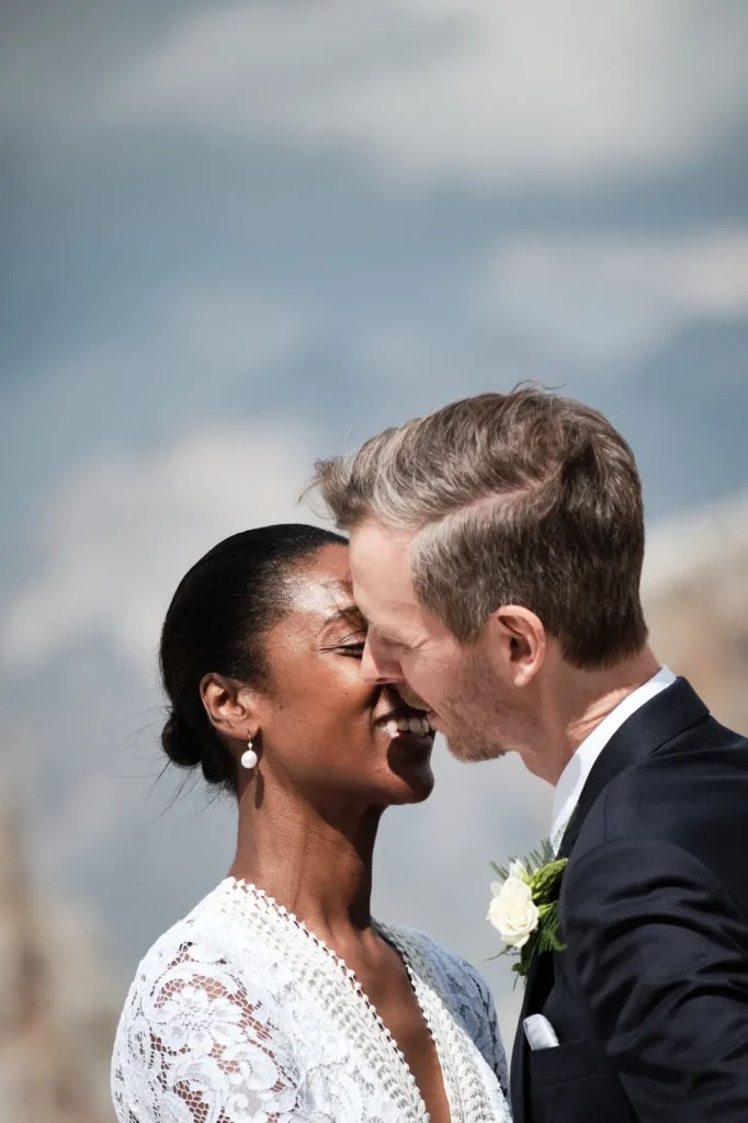Erika and Robert's wedding at the Cinque Torri, Cortina d'Ampezzo