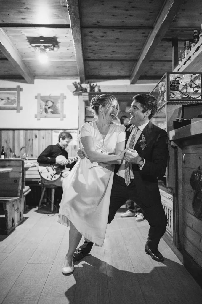Katie and Jamin's wedding at Rifugio Pomedes, Cortina d'Ampezzo