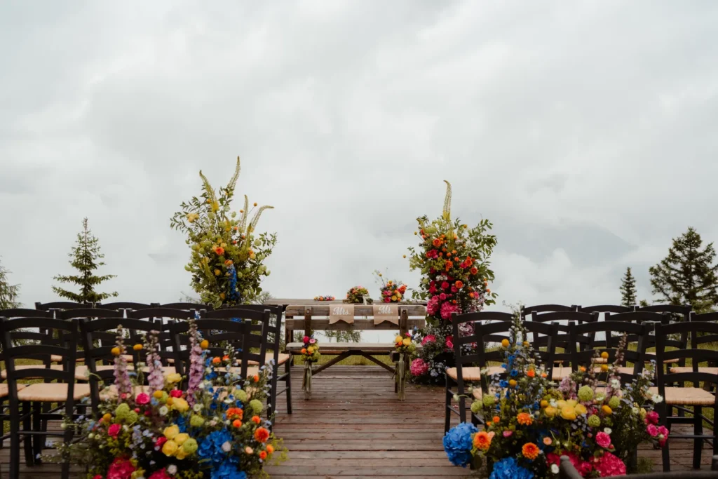 Maria and Enrico's mountain wedding in the Dolomites