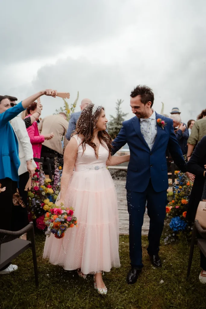 Maria and Enrico's mountain wedding in the Dolomites