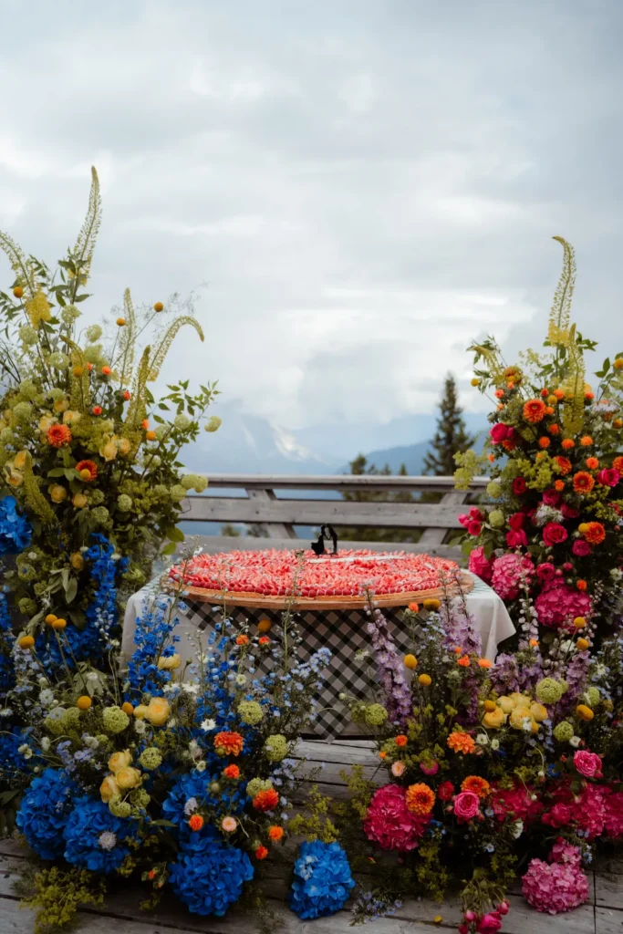Maria and Enrico's mountain wedding in the Dolomites