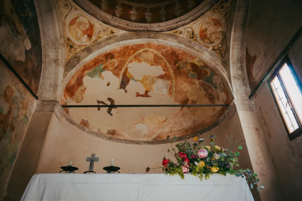 Martina and Mauro's wedding at the church of San Mamante