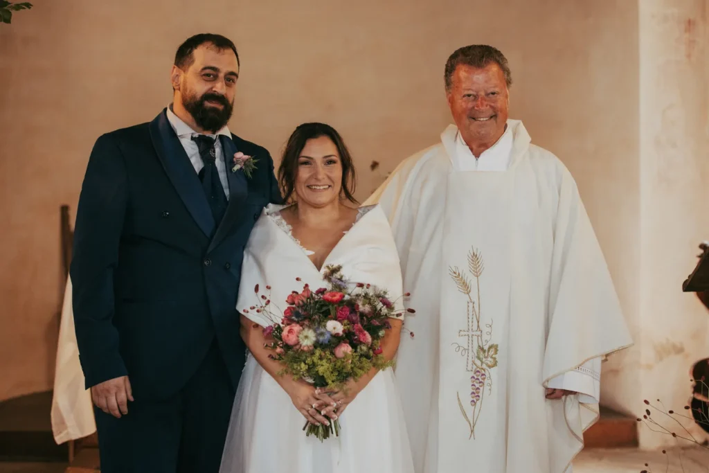 Martina and Mauro's wedding at the church of San Mamante