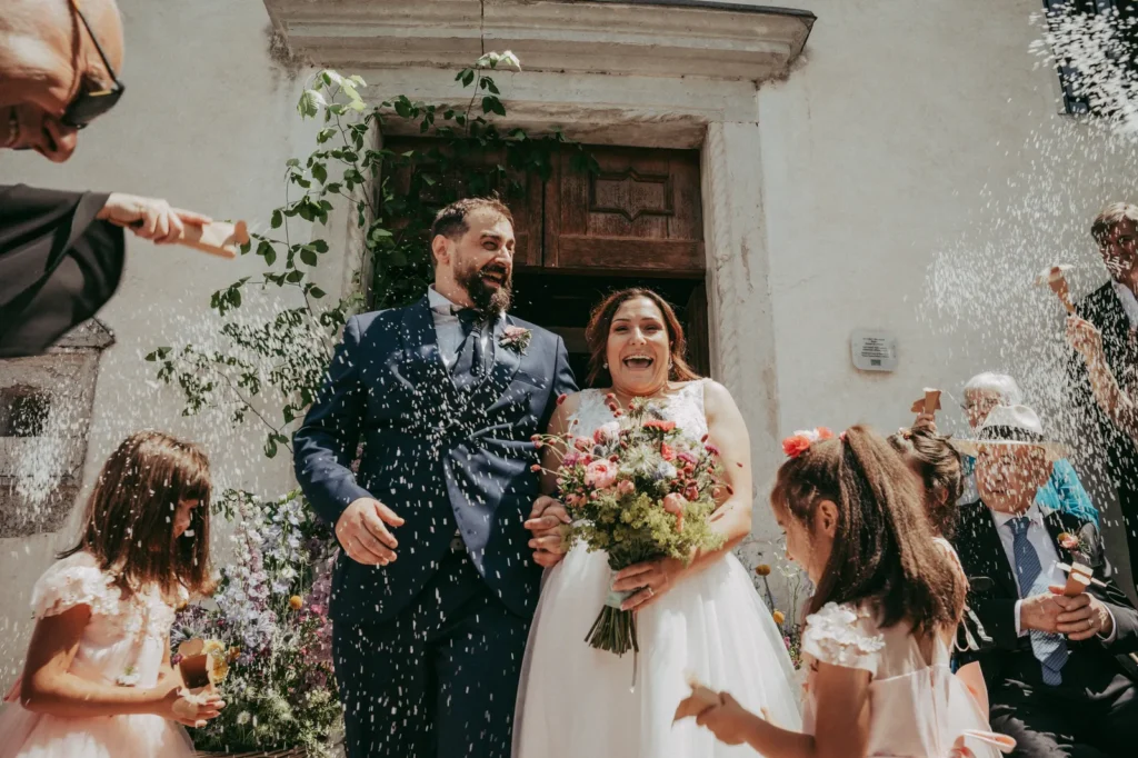 Martina and Mauro's wedding at the church of San Mamante